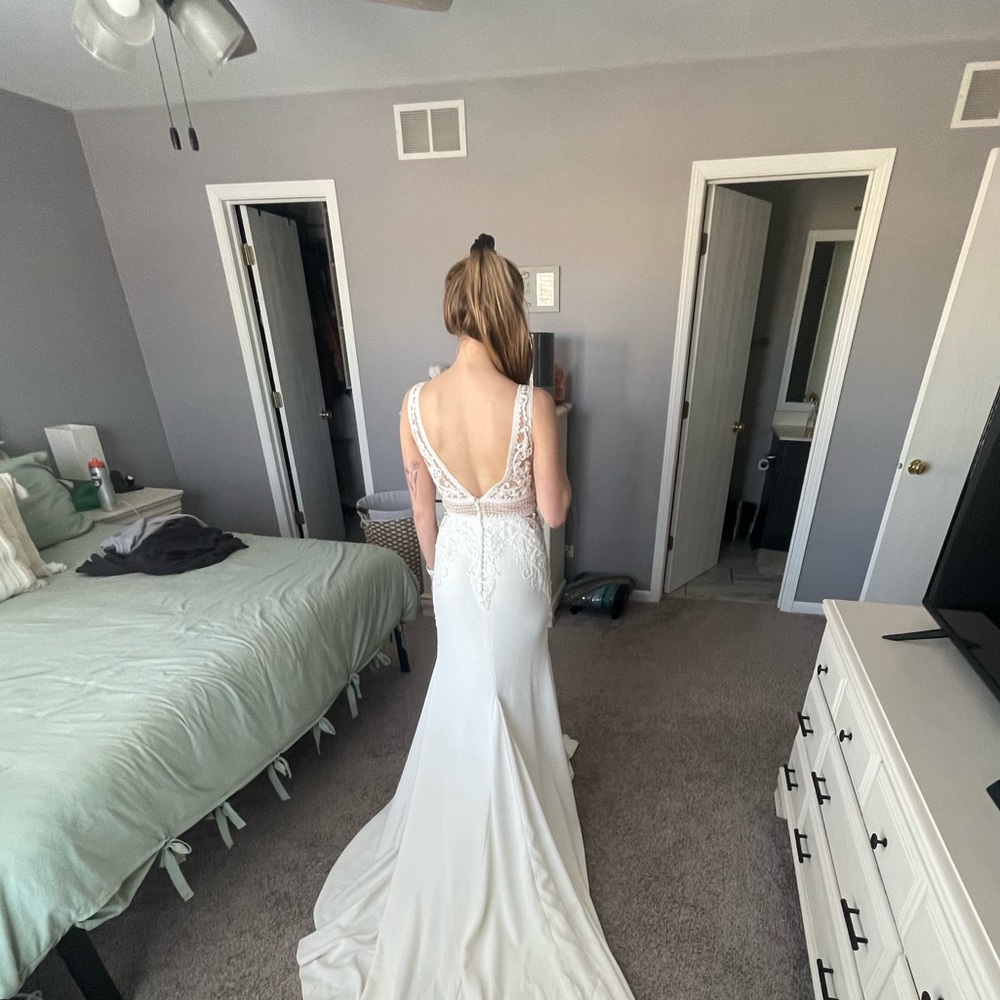 Designer Wedding Dress - Picture 8 of 11